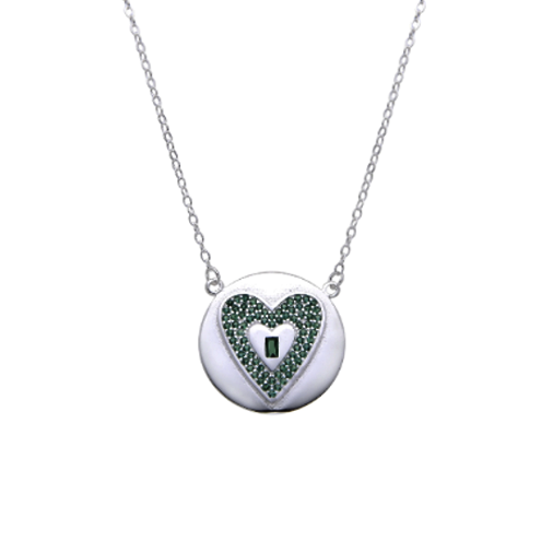 Collar de Corazon Ojo V