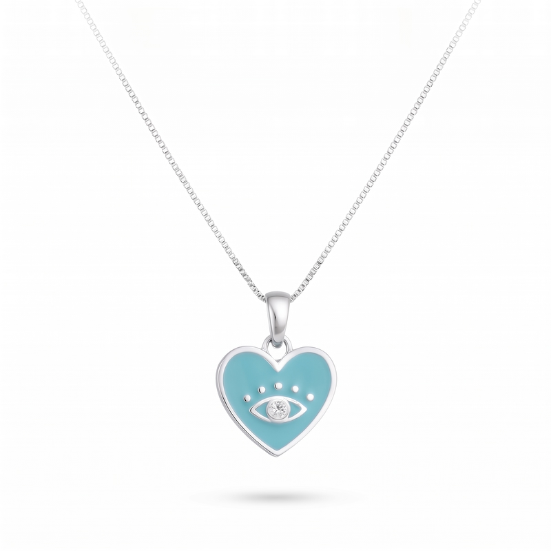 Collar de Corazon Ojo V
