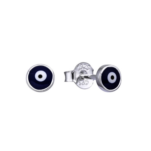 Aretes de Ojo Turco Azul
