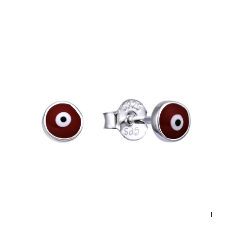 Aretes de Ojo Turco Rojo