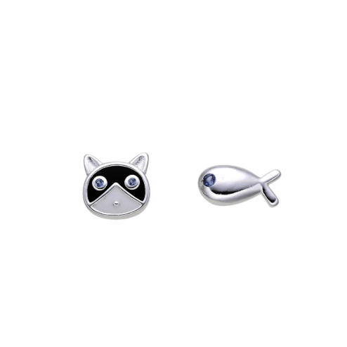 Aretes de Gato y Pescado
